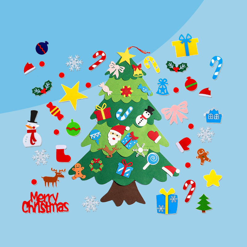 Sapin de Noël en feutre