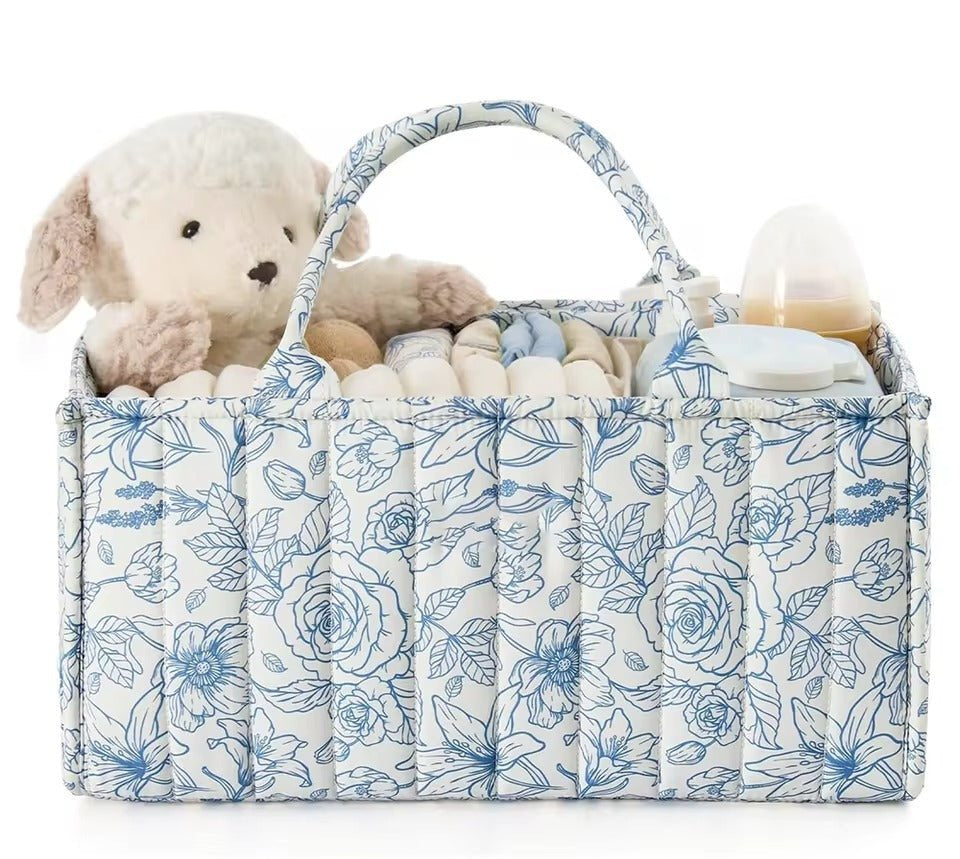 Panier à Couches en Coton avec Séparateur Amovible