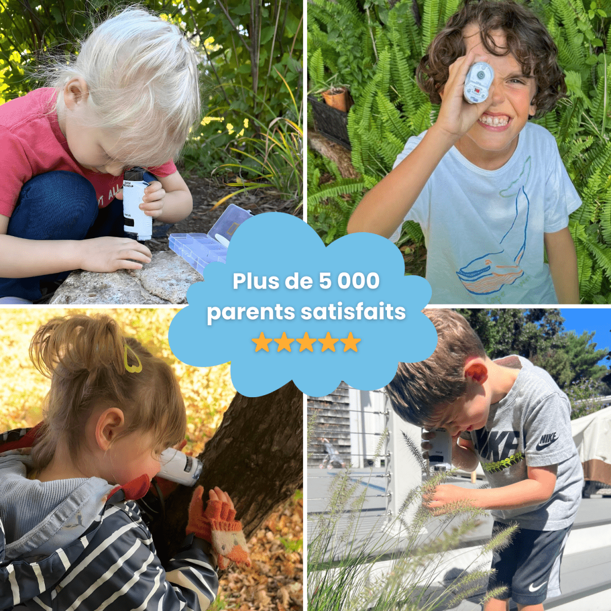 Microscope de Poche pour Enfants - Enfant Joyeux