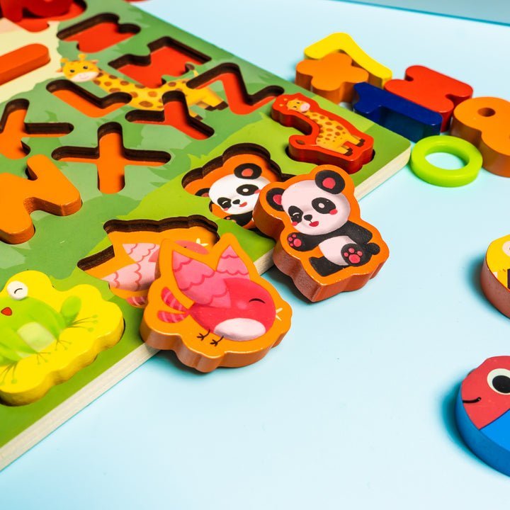 Puzzle Montessori en Bois - MotAmi