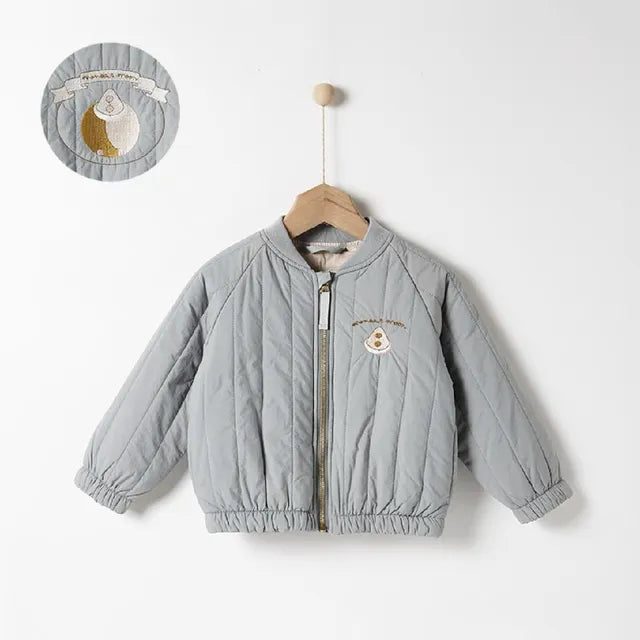 Manteau D’Hiver En Coton Brodé Pour Enfant