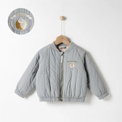 Manteau D’Hiver En Coton Brodé Pour Enfant