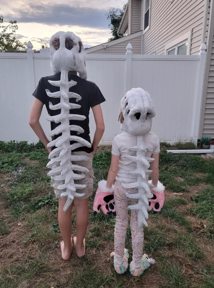 Costume De Dinosaure Squelette Pour Enfant