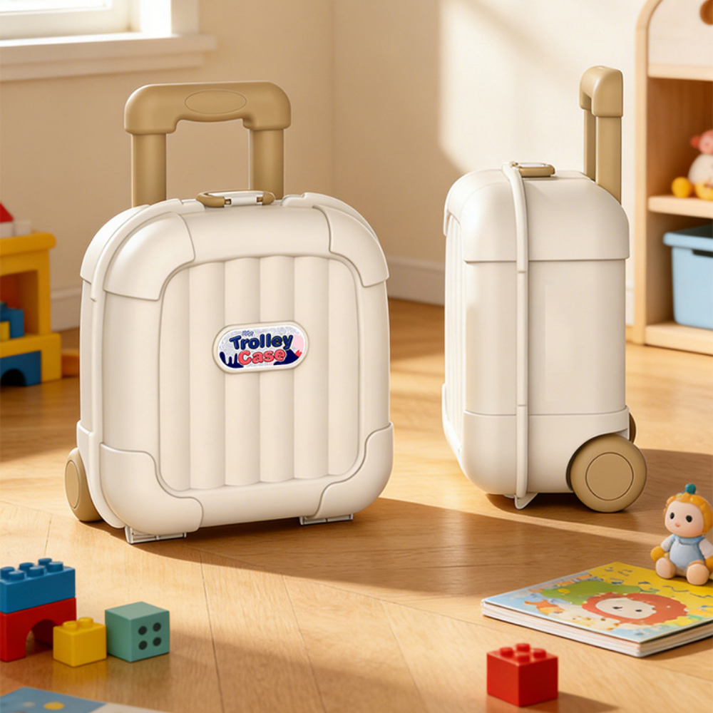Valise de voyage pour enfants présentée avec sa poignée