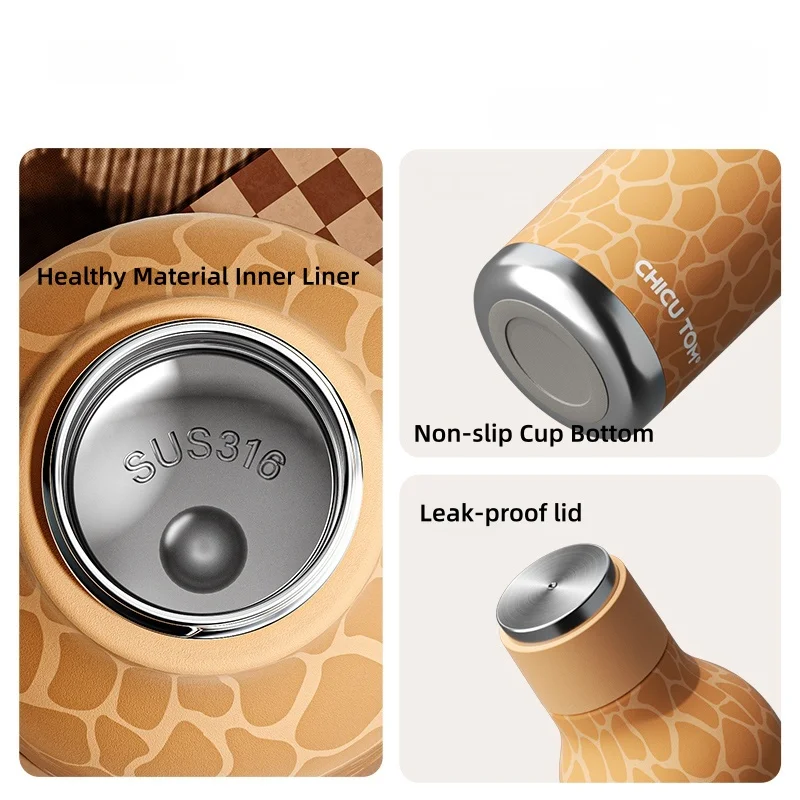 Bouteille isotherme avec bouchon pratique pour enfant