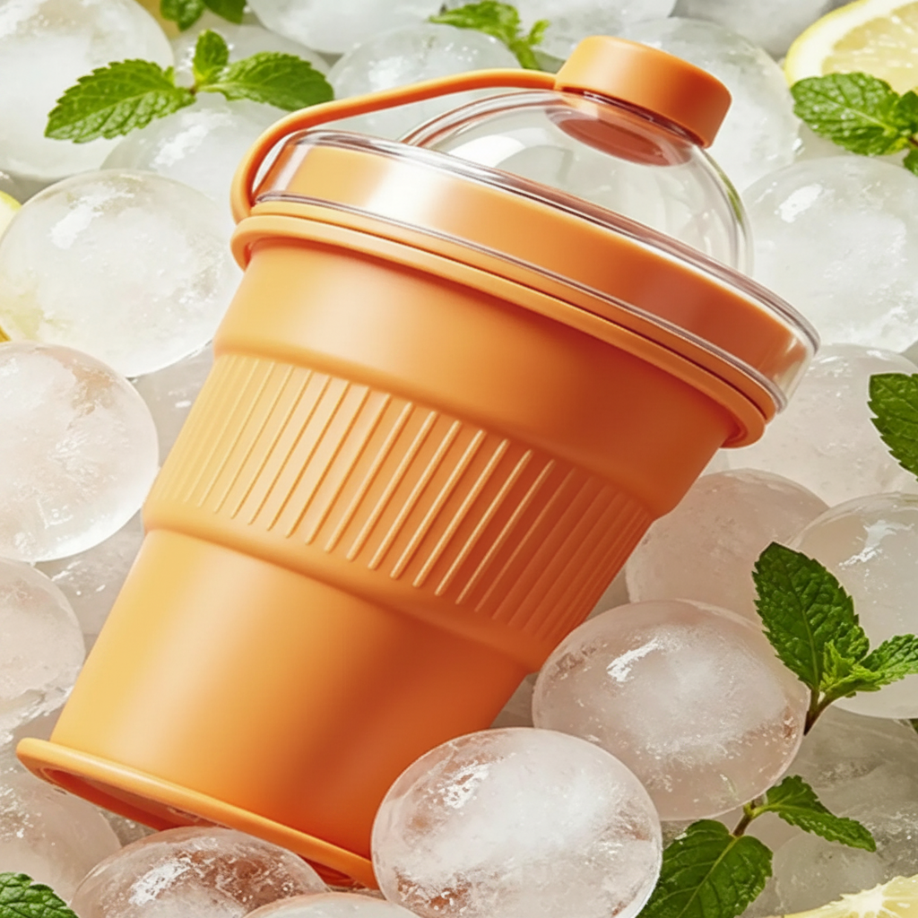 Gobelet pliable léger pour les déplacements