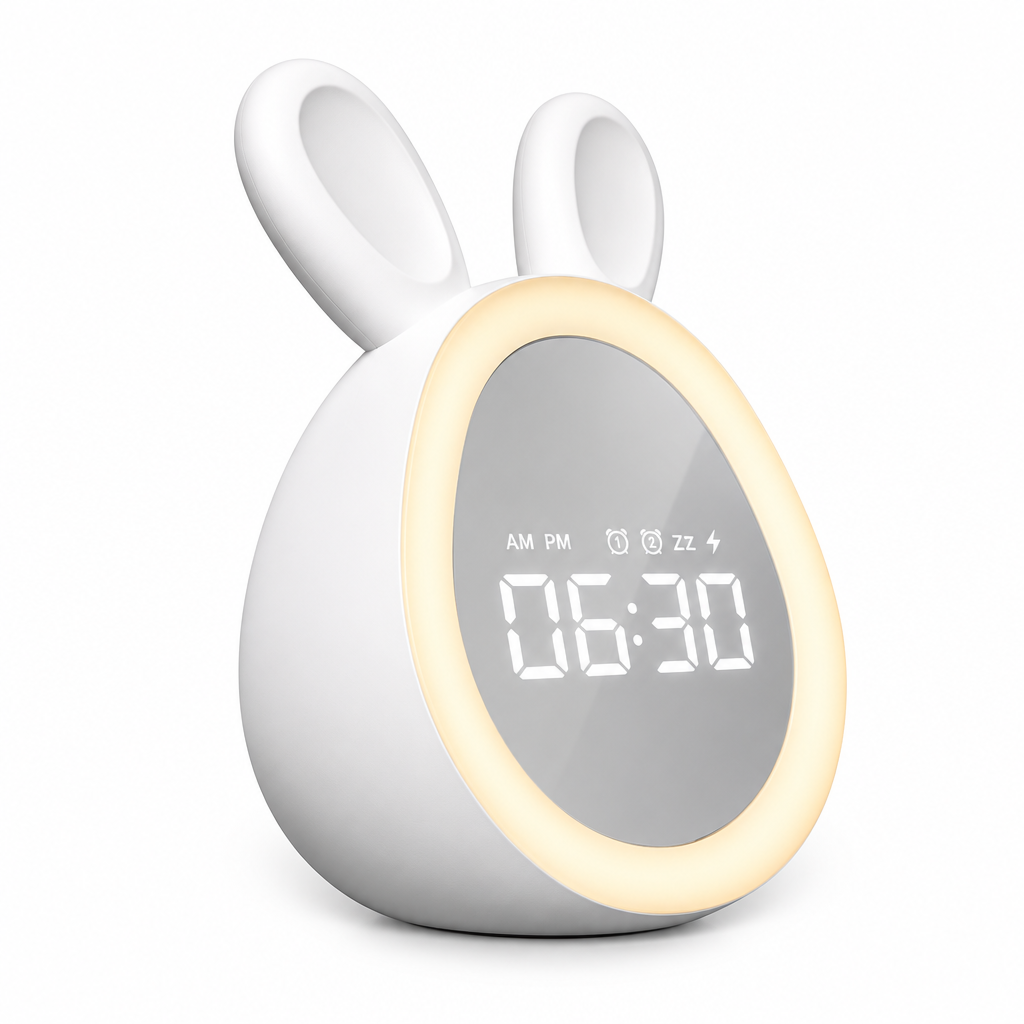 Réveil Numérique Pour Enfants Avec Veilleuse Lapin