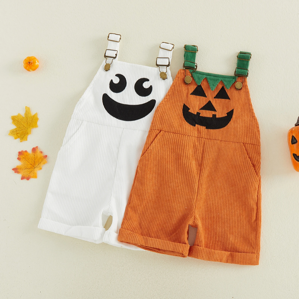 Salopette d’Halloween pour bébé avec bretelles réglables