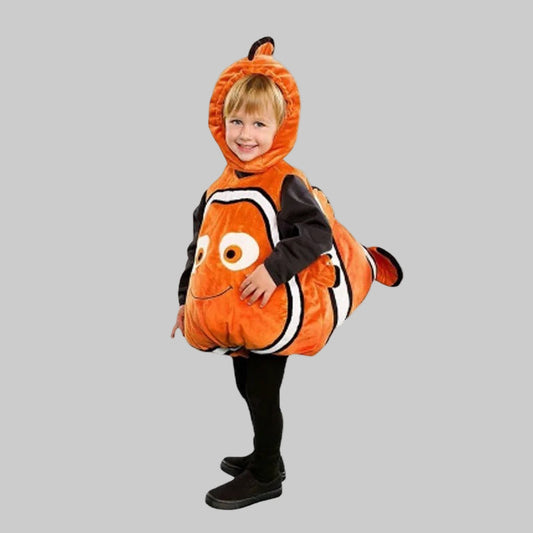 Costume de poisson une-pièce pour enfant, vue de face