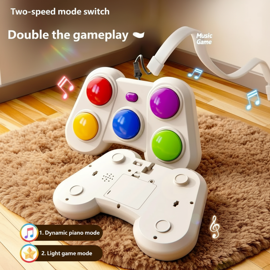 Jeu électronique de réflexes aux lumières colorées