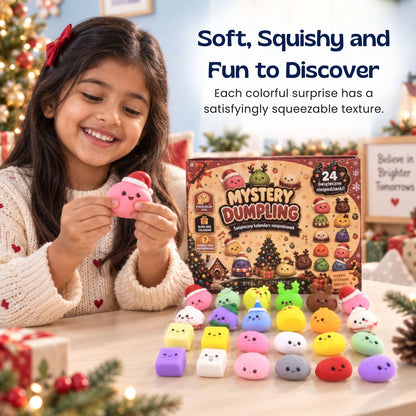 Calendrier de l’Avent avec surprises quotidiennes pour les amateurs de squishies