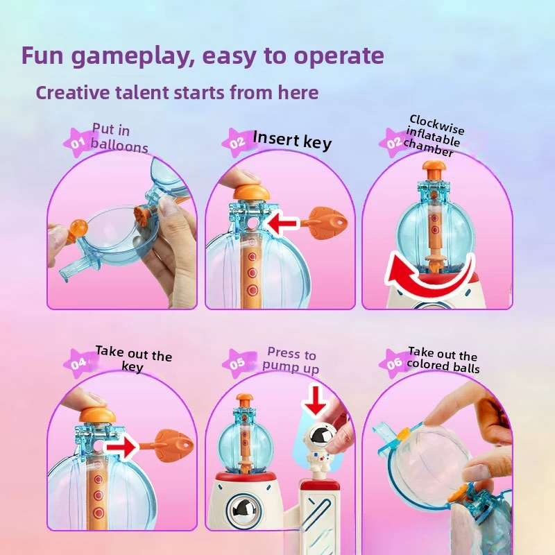 Détails du jeu de fabrication de ballons pour enfants
