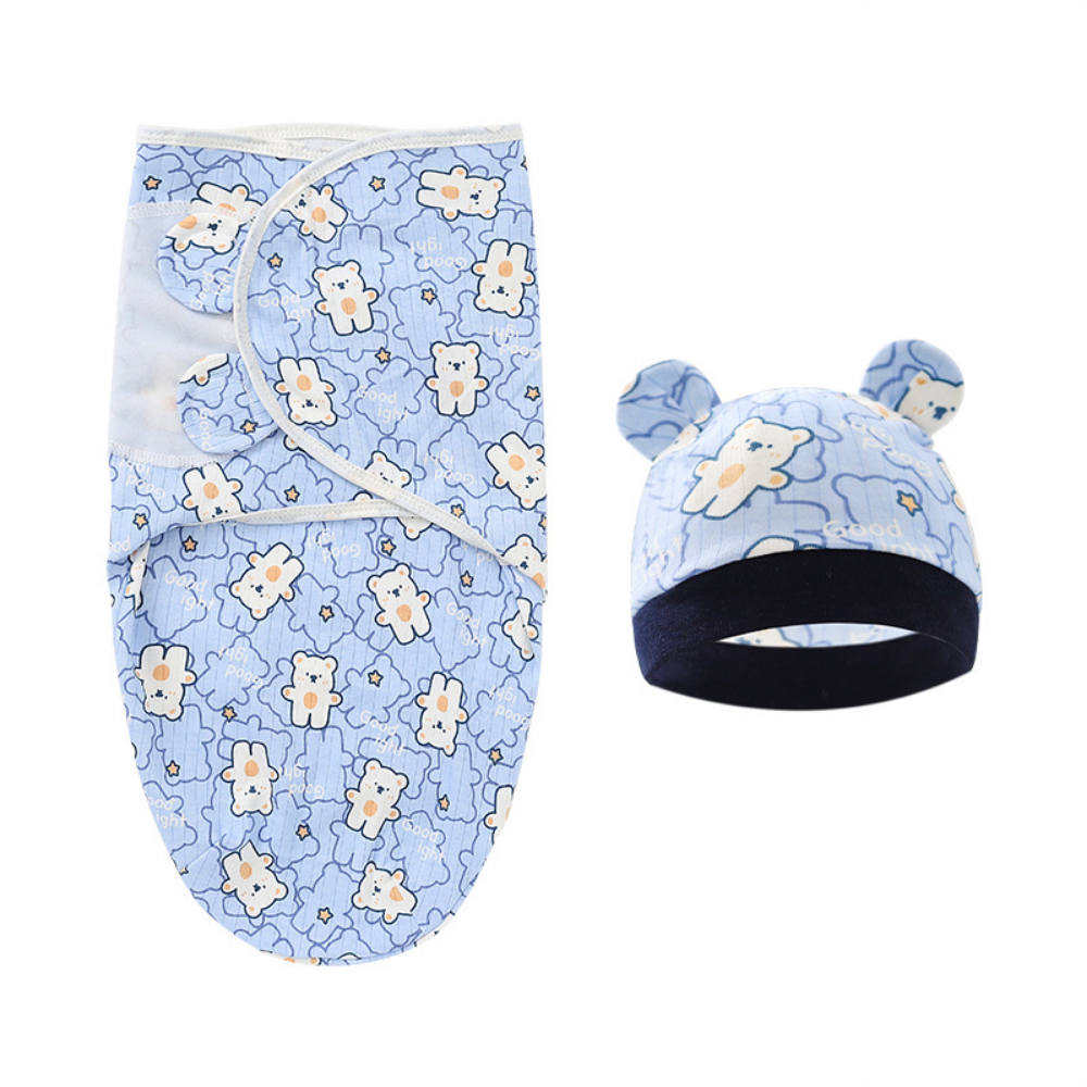 Détail du tissu doux du sac de sommeil pour nouveau-né