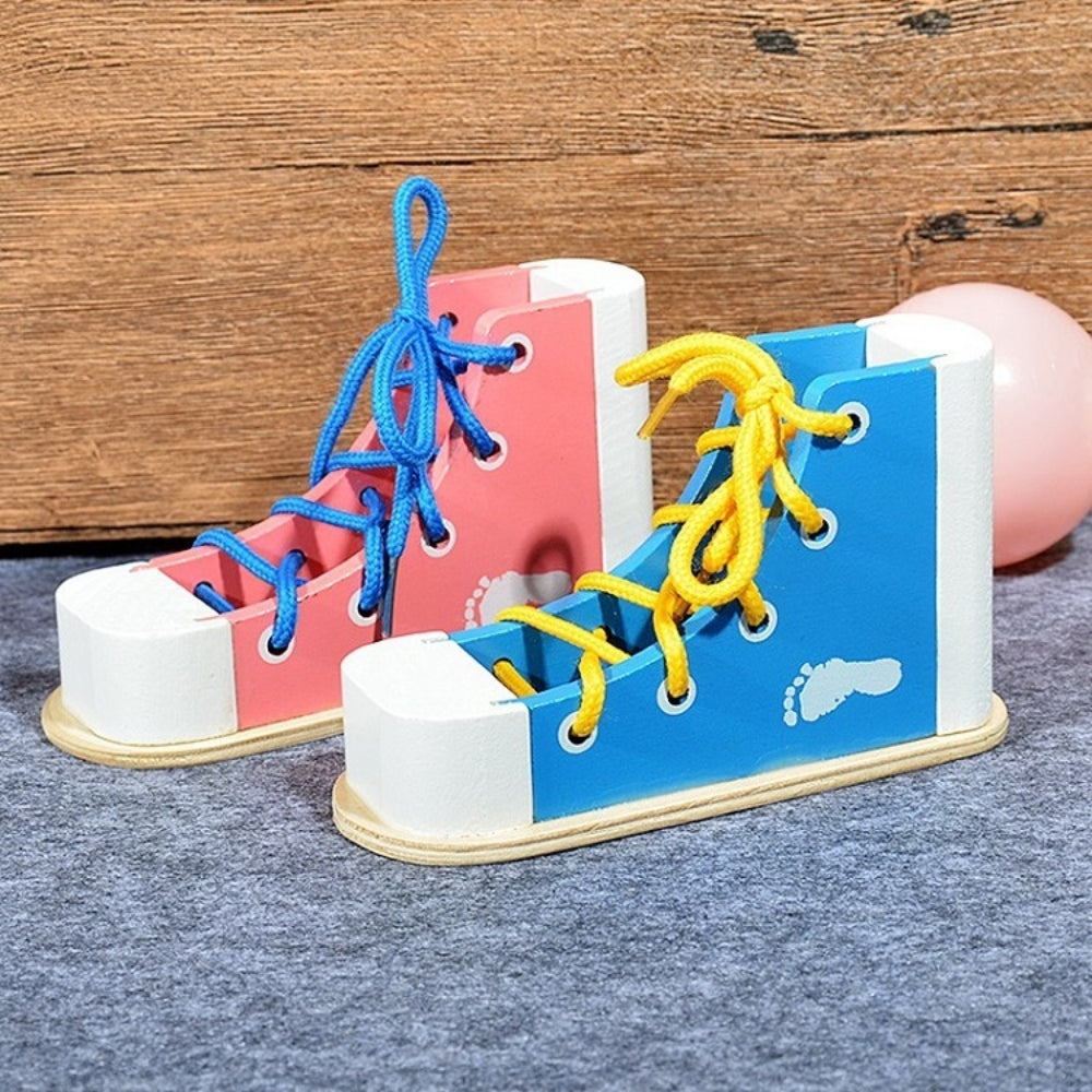 Jeu pratique pour apprendre à nouer ses lacets