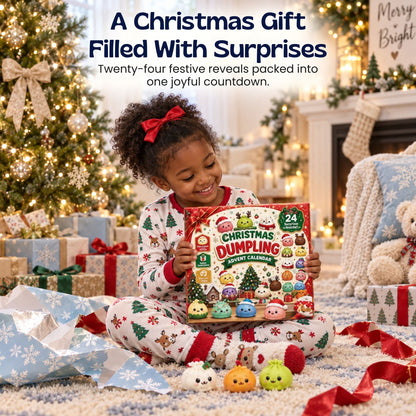 Calendrier De L’Avent De Noël Avec Squishies En Forme De Raviolis