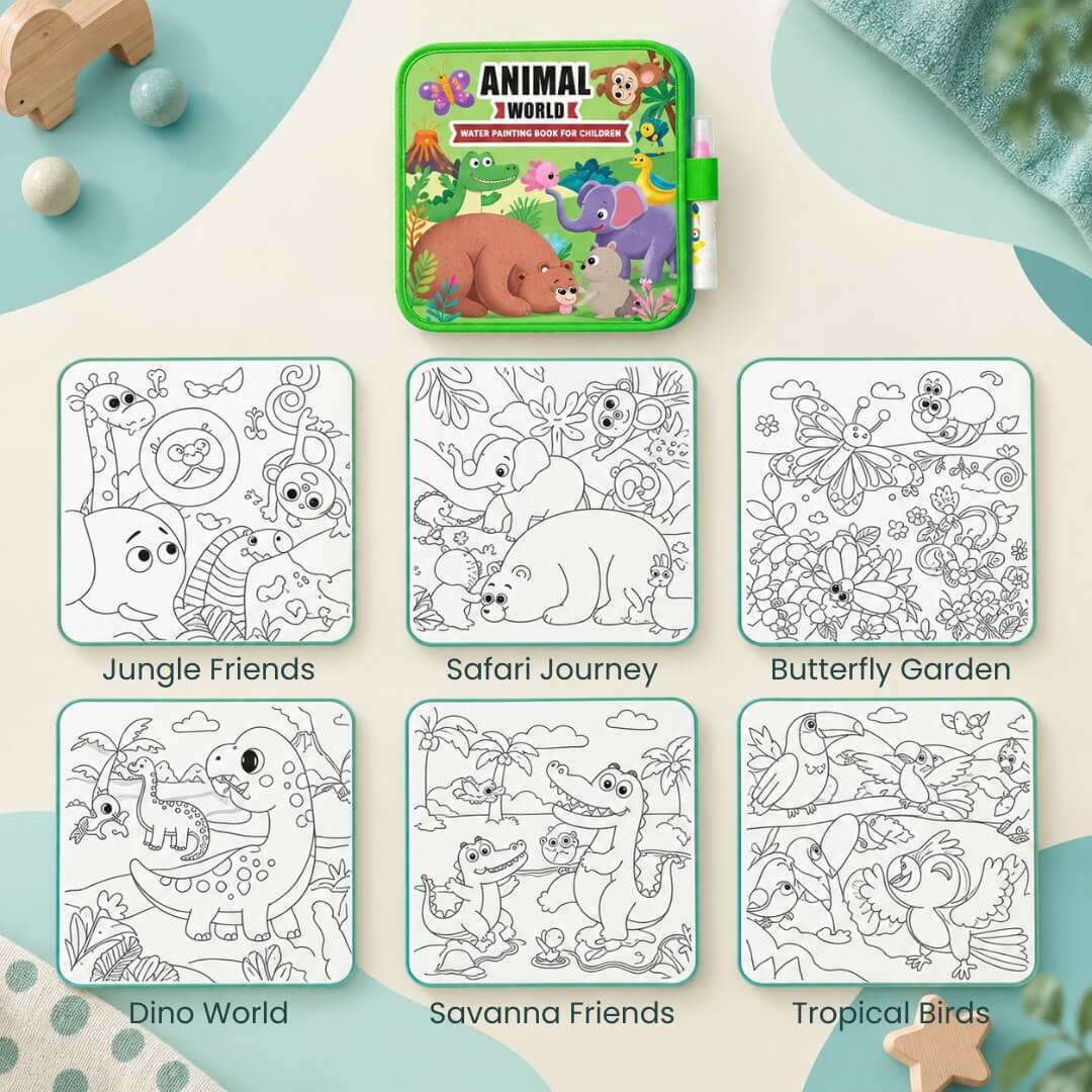 Activité de coloriage réutilisable adaptée aux petites mains