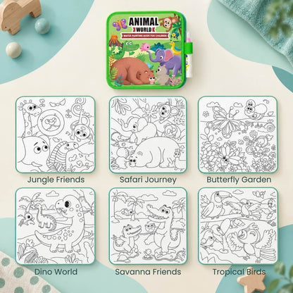 Activité de coloriage réutilisable adaptée aux petites mains
