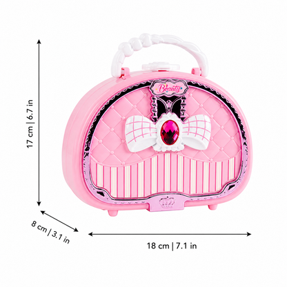 Trousse de maquillage pour enfants avec miroir vue de face