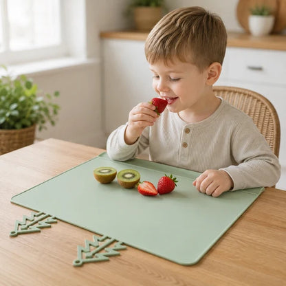 Set De Table En Silicone Pour Enfants