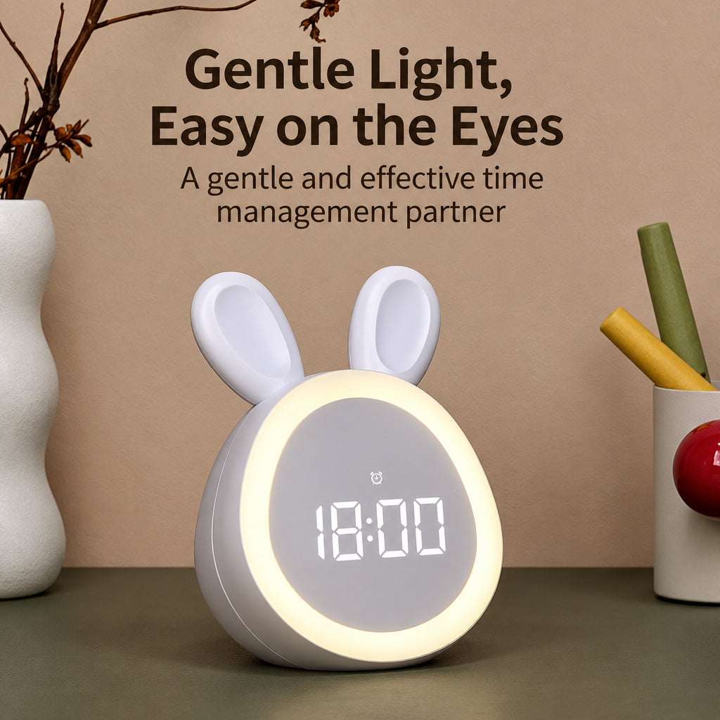 Réveil pour enfant conçu pour accompagner la routine du soir