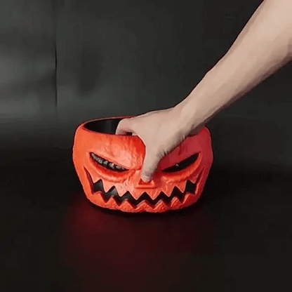 Bol À Bonbons Animé D’Halloween Avec Yeux Lumineux