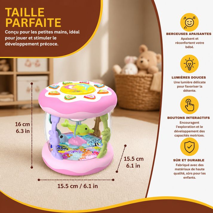 Jouet Musical Interactif Montessori Avec Lumières