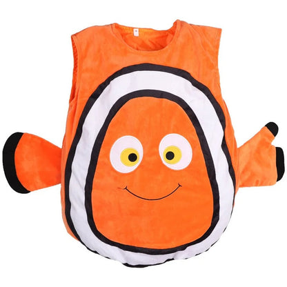Costume de poisson pour enfant présenté en entier