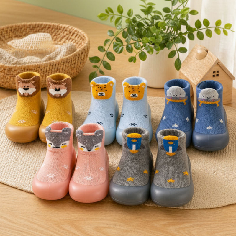 Chaussons bébé extensibles adaptés de 6 mois à 4 ans