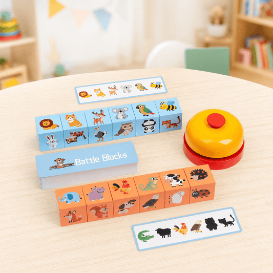 Jeu d’appariement d’animaux Montessori présenté pour les enfants