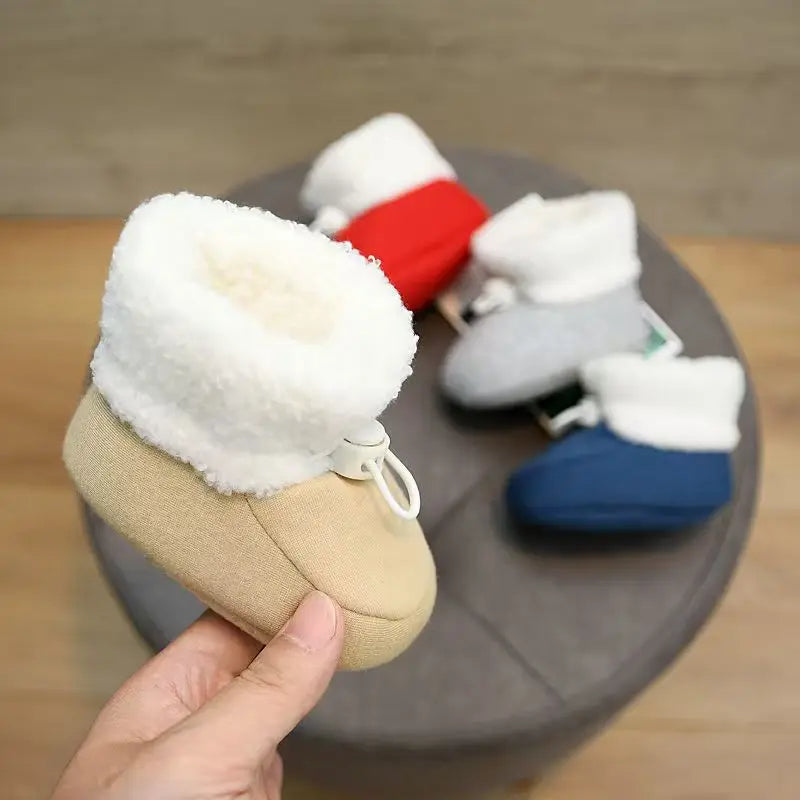 Bottes d’hiver en coton pour bébé de 0 à 18 mois