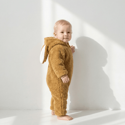 Barboteuse Bébé En Cachemire Motif Lapin - Enfant Joyeux