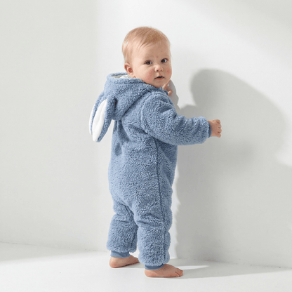 Barboteuse Bébé En Cachemire Motif Lapin - Enfant Joyeux