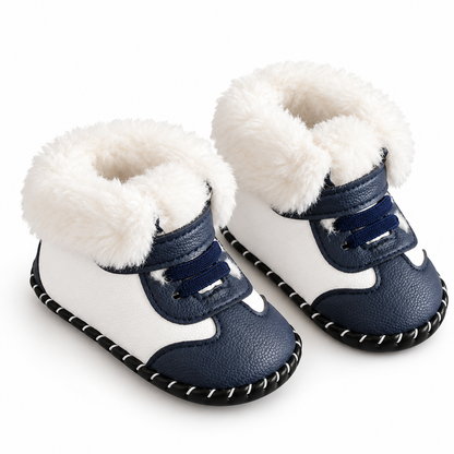 Paire de bottillons doublés pour bébé, idéale par temps froid