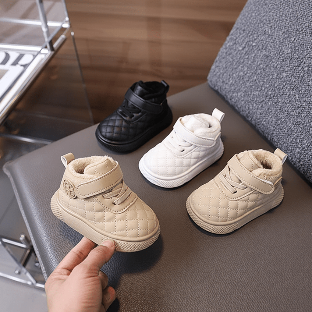 Bottes D’Hiver Pour Enfants Doublées En Peluche - Enfant Joyeux