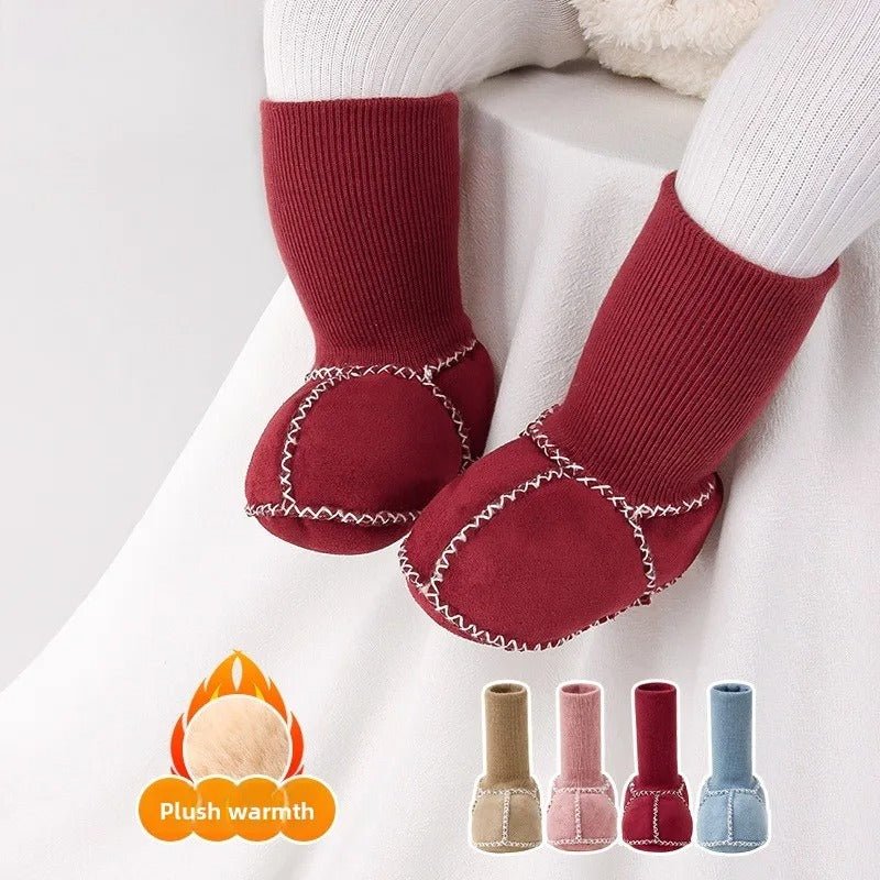 Bottillons Tricotés Pour Bébé Douillets - Enfant Joyeux