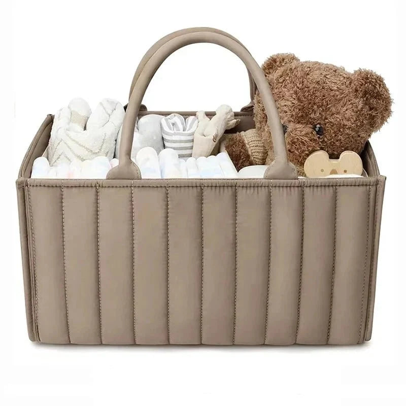 Panier à Couches en Coton avec Séparateur Amovible