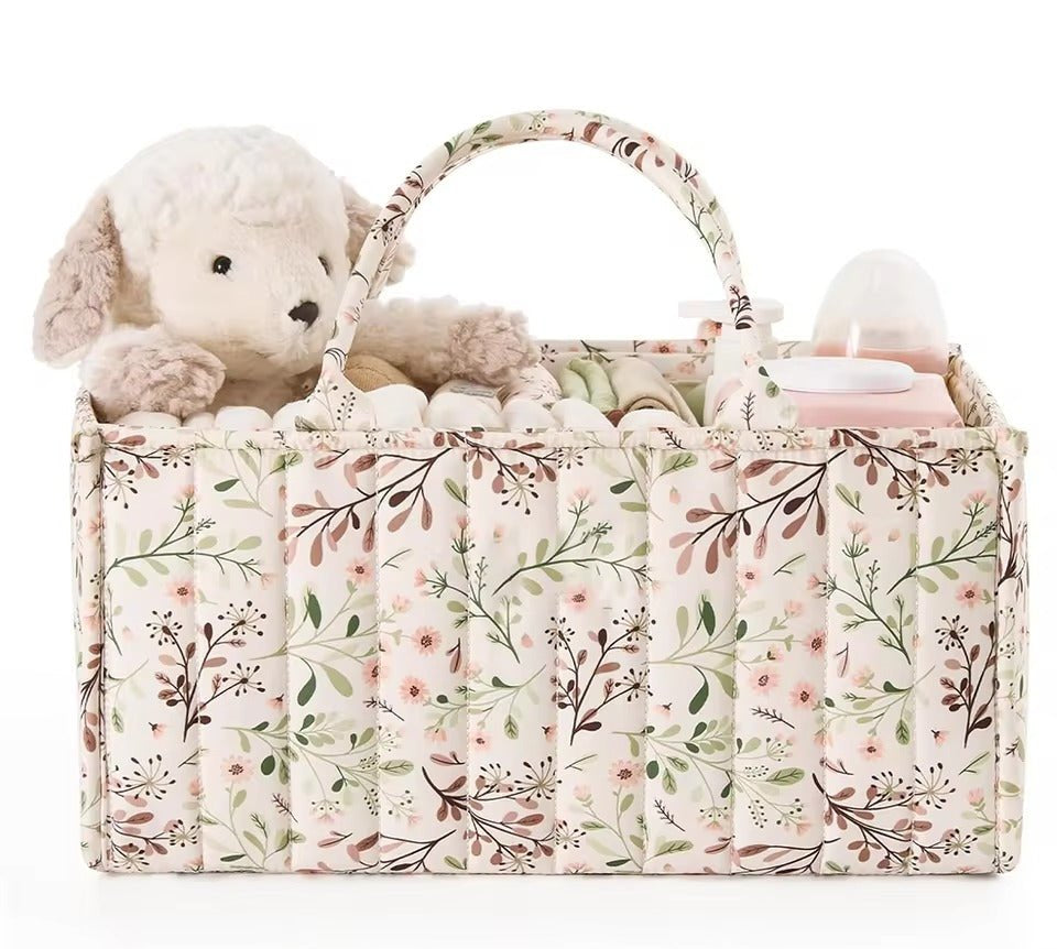 Panier à Couches en Coton avec Séparateur Amovible