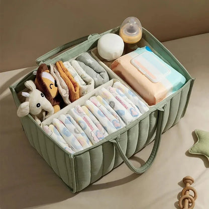 Panier de rangement pour couches et essentiels de bébé