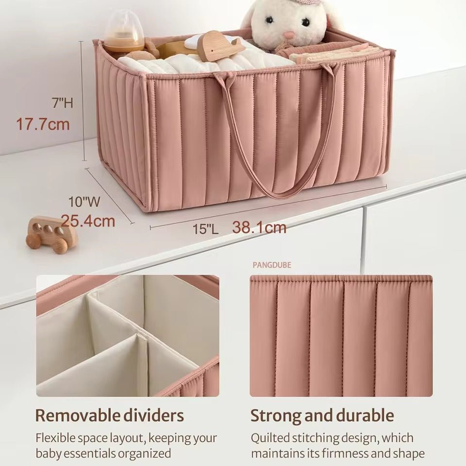 Organisateur de couches pratique pour la table à langer