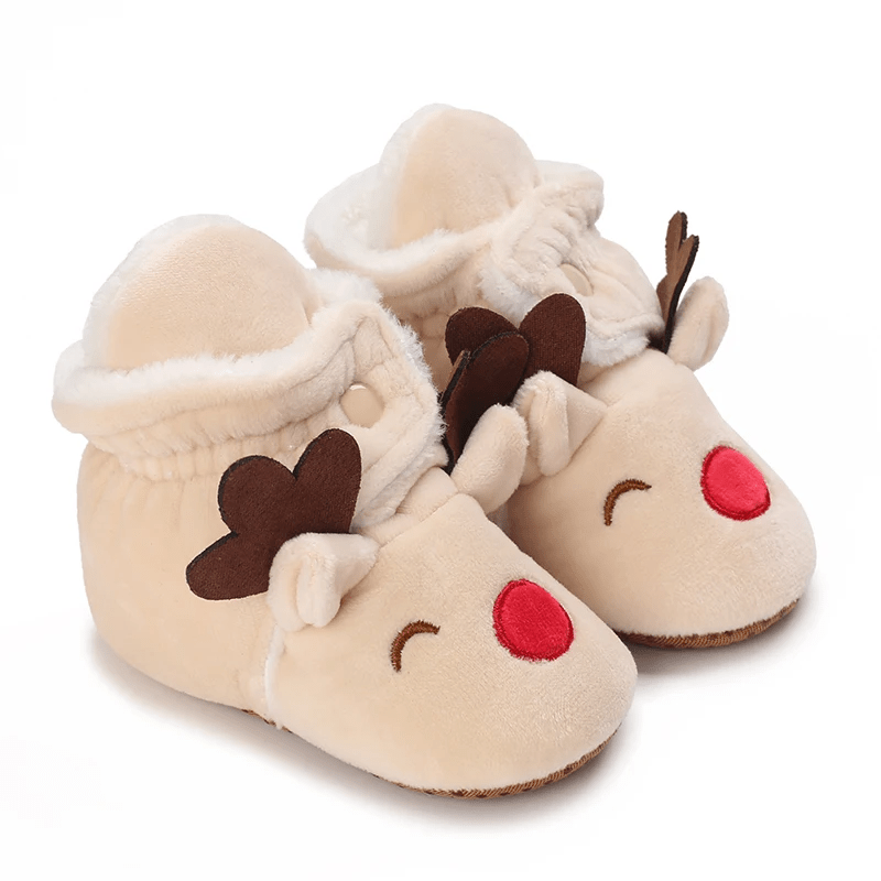Chaussures D’hiver Pour Bébé En Peluche - Enfant Joyeux