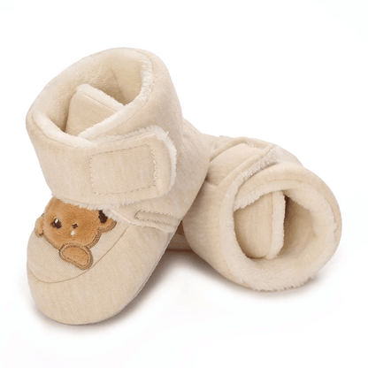 Chaussures D’hiver Pour Bébé En Peluche - Enfant Joyeux