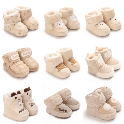 Chaussures D’hiver Pour Bébé En Peluche - Enfant Joyeux