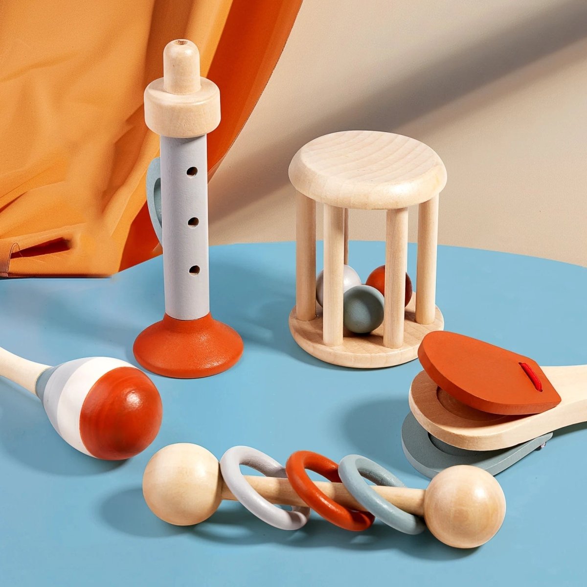Clochette Musicale Montessori Souple Pour Bébé - Enfant Joyeux