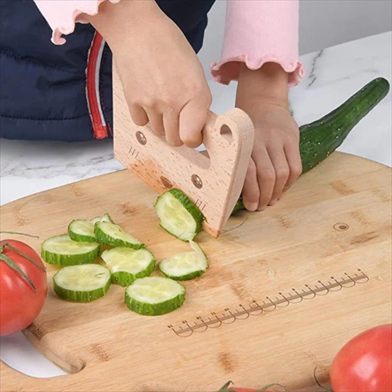 Couteau Montessori En Bois Pour Enfants - Enfant Joyeux