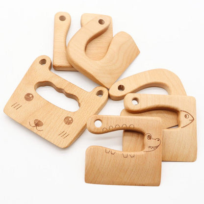 Couteau Montessori En Bois Pour Enfants - Enfant Joyeux