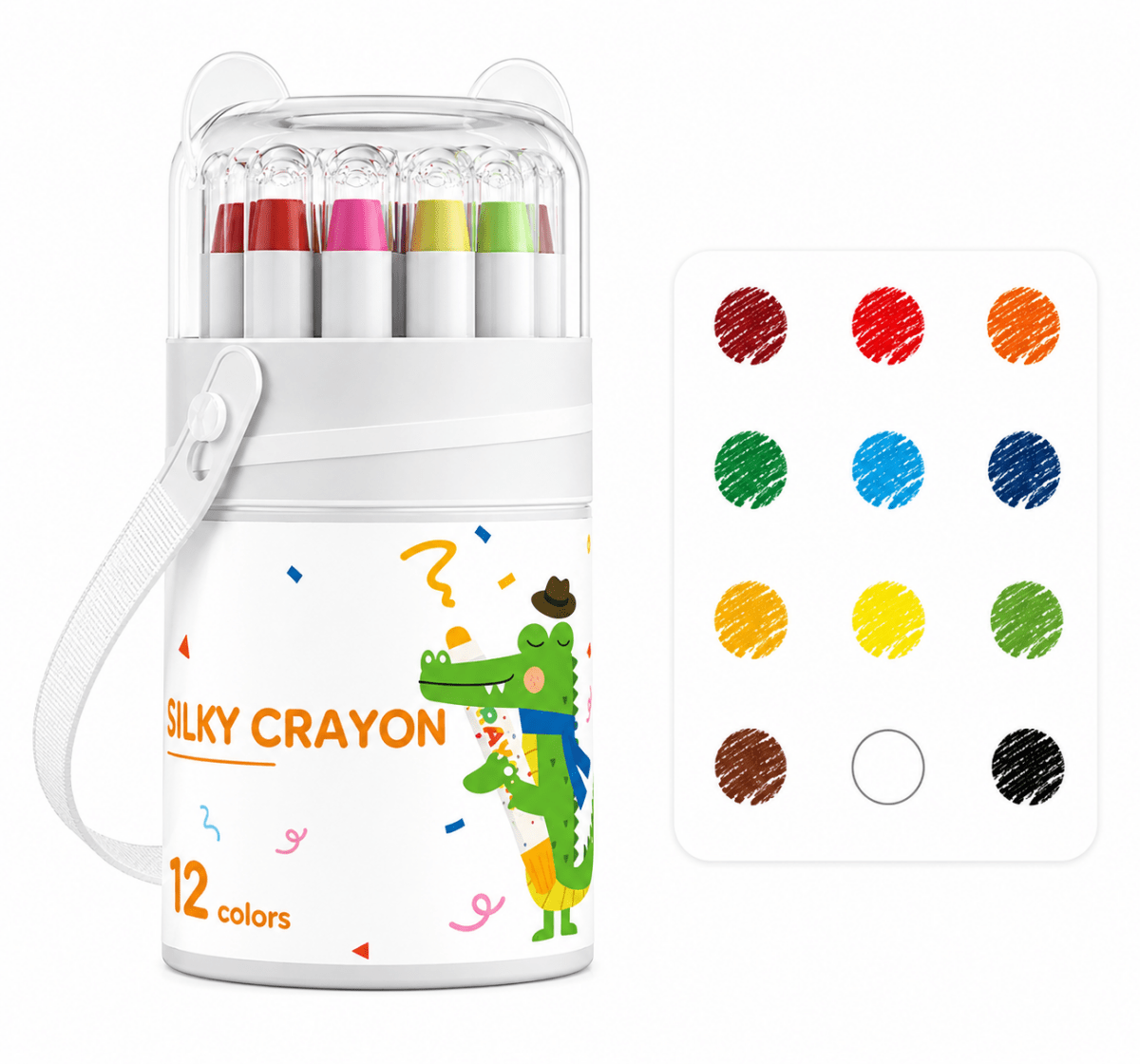 Crayons De Coloriage Lavables Jumbo Pour Enfants - Enfant Joyeux