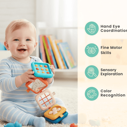 Cube D’apprentissage Montessori Interactif 7 En 1 - Enfant Joyeux