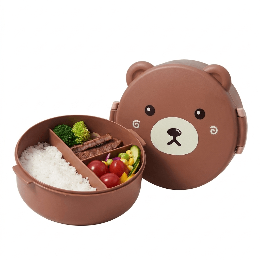 Boîte à lunch pour enfants avec couvercle hermétique et compartiments séparés
