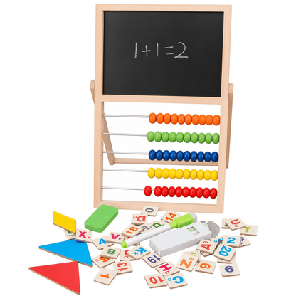 Tableau D’Activités Montessori Avec Abaque Pour Enfants