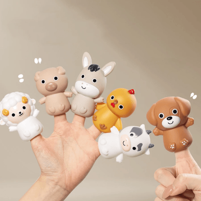 Ensemble De 3 Voitures Jouets Animaux En Silicone - Enfant Joyeux